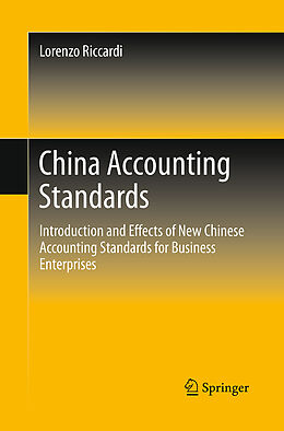 Couverture cartonnée China Accounting Standards de Lorenzo Riccardi