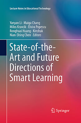 Couverture cartonnée State-of-the-Art and Future Directions of Smart Learning de 