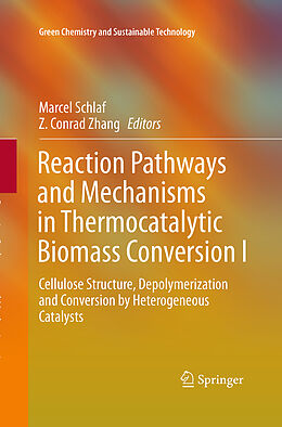 Couverture cartonnée Reaction Pathways and Mechanisms in Thermocatalytic Biomass Conversion I de 