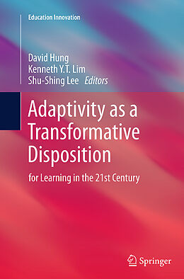 Kartonierter Einband Adaptivity as a Transformative Disposition von 
