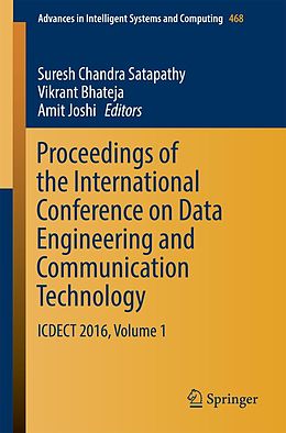 E-Book (pdf) Proceedings of the International Conference on Data Engineering and Communication Technology von 