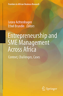 Livre Relié Entrepreneurship and SME Management Across Africa de 