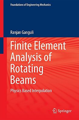 eBook (pdf) Finite Element Analysis of Rotating Beams de Ranjan Ganguli