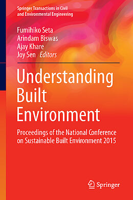 Livre Relié Understanding Built Environment de 