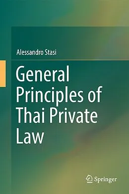 E-Book (pdf) General Principles of Thai Private Law von Alessandro Stasi