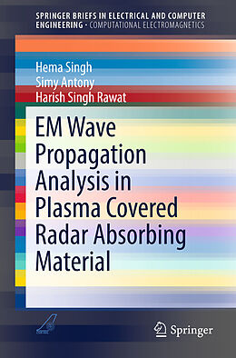 Couverture cartonnée EM Wave Propagation Analysis in Plasma Covered Radar Absorbing Material de Hema Singh, Harish Singh Rawat, Simy Antony