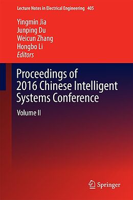 E-Book (pdf) Proceedings of 2016 Chinese Intelligent Systems Conference von 
