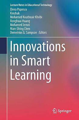 Livre Relié Innovations in Smart Learning de 