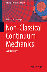 Livre Relié Non-Classical Continuum Mechanics de Gérard A. Maugin