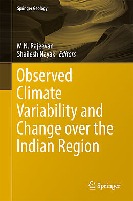 Fester Einband Observed Climate Variability and Change over the Indian Region von 