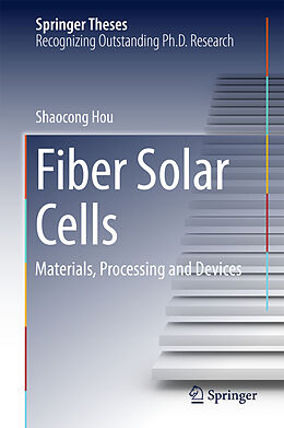 Livre Relié Fiber Solar Cells de Shaocong Hou