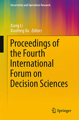 Kartonierter Einband Proceedings of the Fourth International Forum on Decision Sciences von 