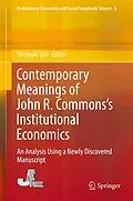 E-Book (pdf) Contemporary Meanings of John R. Commons's Institutional Economics von 