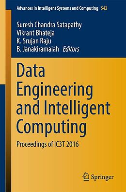 E-Book (pdf) Data Engineering and Intelligent Computing von 