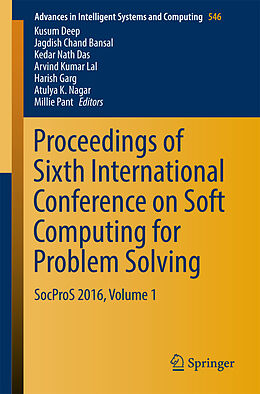 Couverture cartonnée Proceedings of Sixth International Conference on Soft Computing for Problem Solving de 