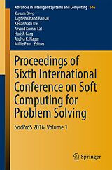 eBook (pdf) Proceedings of Sixth International Conference on Soft Computing for Problem Solving de 