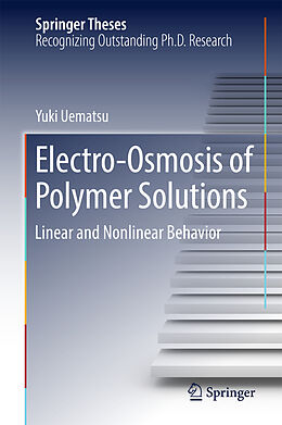 Livre Relié Electro-Osmosis of Polymer Solutions de Yuki Uematsu