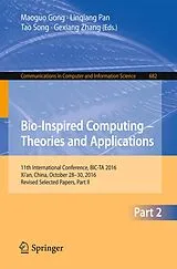 Kartonierter Einband Bio-Inspired Computing - Theories and Applications von 