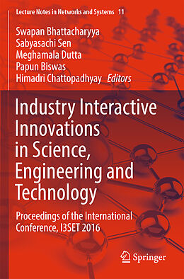 Couverture cartonnée Industry Interactive Innovations in Science, Engineering and Technology de 