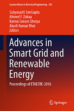 Fester Einband Advances in Smart Grid and Renewable Energy von 