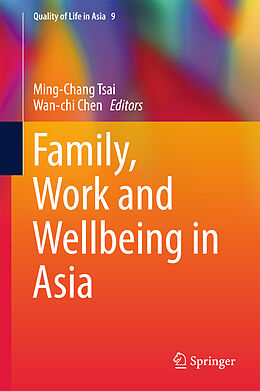 Livre Relié Family, Work and Wellbeing in Asia de 