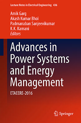 Fester Einband Advances in Power Systems and Energy Management von 