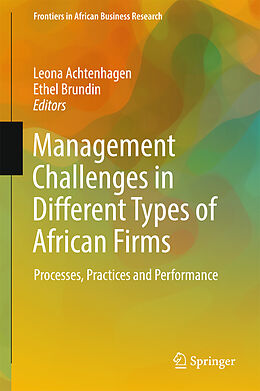 Livre Relié Management Challenges in Different Types of African Firms de 