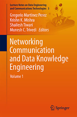 Couverture cartonnée Networking Communication and Data Knowledge Engineering de 