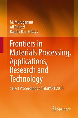 eBook (pdf) Frontiers in Materials Processing, Applications, Research and Technology de 