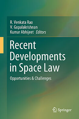 Livre Relié Recent Developments in Space Law de 