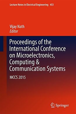 E-Book (pdf) Proceedings of the International Conference on Microelectronics, Computing & Communication Systems von 