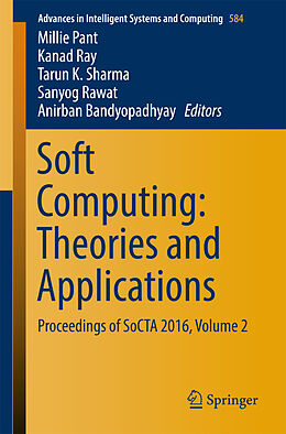 Couverture cartonnée Soft Computing: Theories and Applications de 