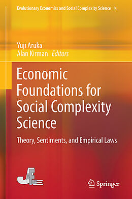 Livre Relié Economic Foundations for Social Complexity Science de 