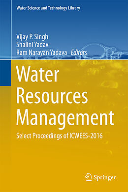 Livre Relié Water Resources Management de 