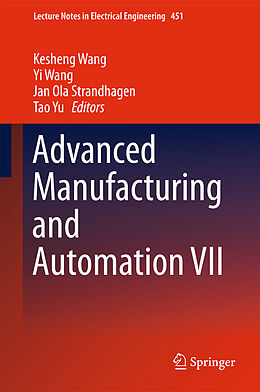 Fester Einband Advanced Manufacturing and Automation VII von 