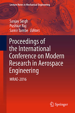 Fester Einband Proceedings of the International Conference on Modern Research in Aerospace Engineering von 