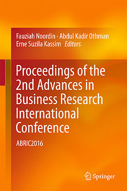 Fester Einband Proceedings of the 2nd Advances in Business Research International Conference von 