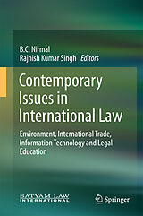 Livre Relié Contemporary Issues in International Law de 