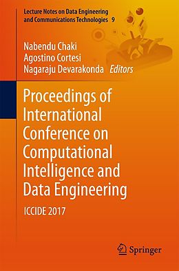 E-Book (pdf) Proceedings of International Conference on Computational Intelligence and Data Engineering von 