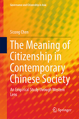 Livre Relié The Meaning of Citizenship in Contemporary Chinese Society de Sicong Chen