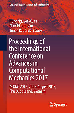 eBook (pdf) Proceedings of the International Conference on Advances in Computational Mechanics 2017 de 