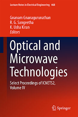 Fester Einband Optical And Microwave Technologies von 