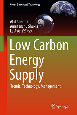 Livre Relié Low Carbon Energy Supply de 