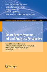 Couverture cartonnée Smart Secure Systems   IoT and Analytics Perspective de 