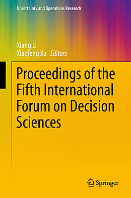Fester Einband Proceedings of the Fifth International Forum on Decision Sciences von 