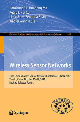 Couverture cartonnée Wireless Sensor Networks de 