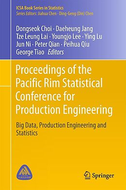 eBook (pdf) Proceedings of the Pacific Rim Statistical Conference for Production Engineering de 