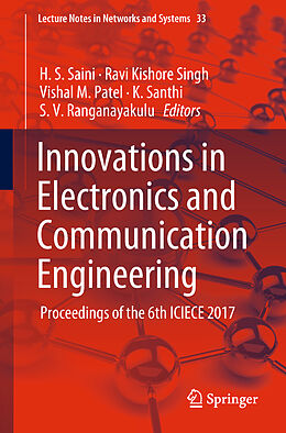 Couverture cartonnée Innovations in Electronics and Communication Engineering de 