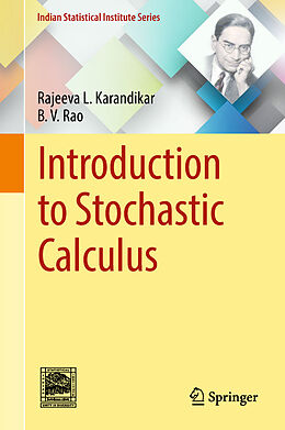 Fester Einband Introduction to Stochastic Calculus von B. V. Rao, Rajeeva L. Karandikar