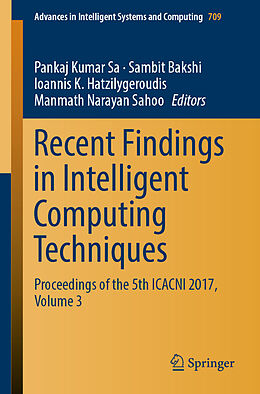 E-Book (pdf) Recent Findings in Intelligent Computing Techniques von 